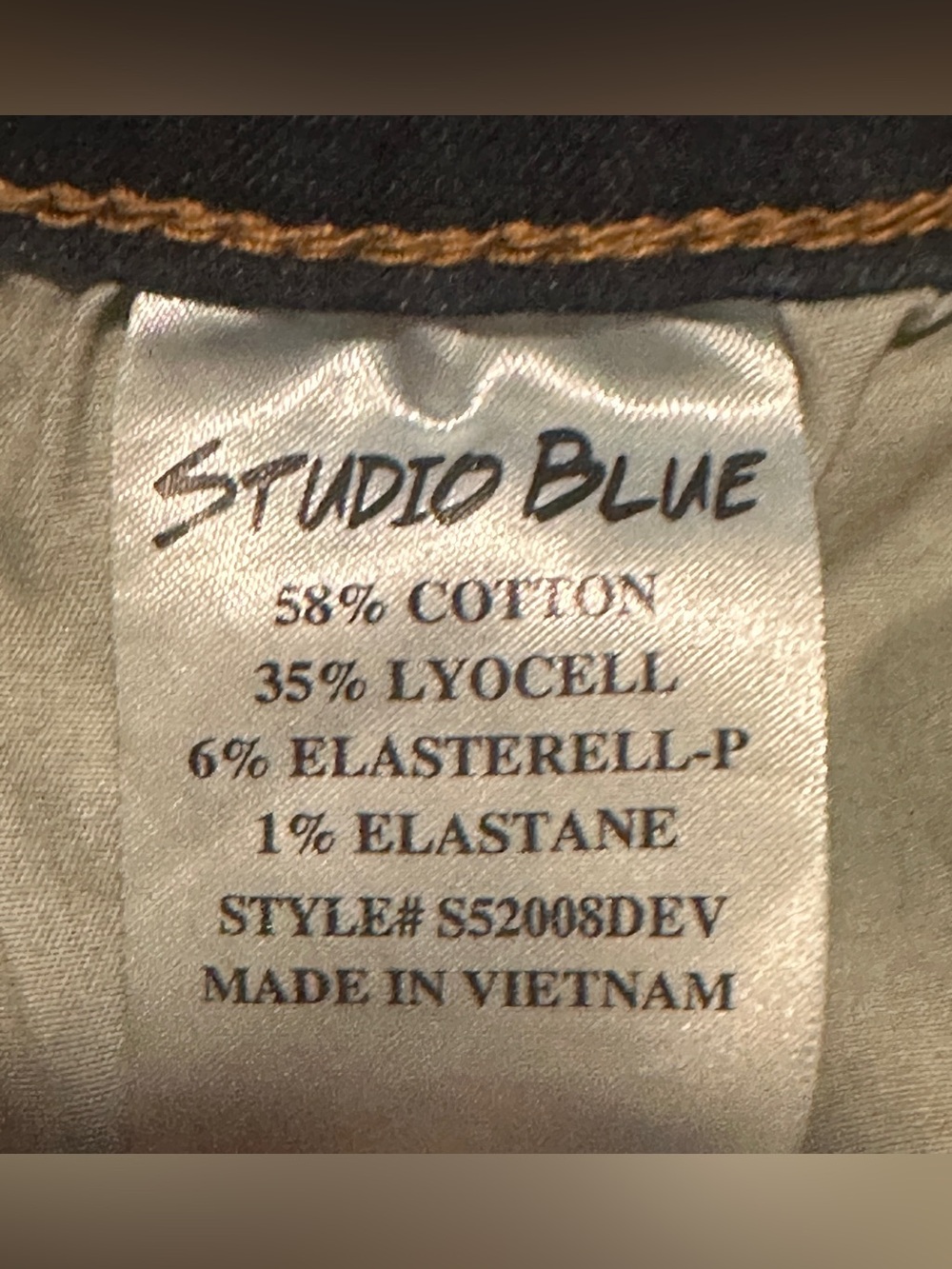 Studio Blue Skinny Ankle Denim Jeans Women’s 31 - Picture 7 of 7